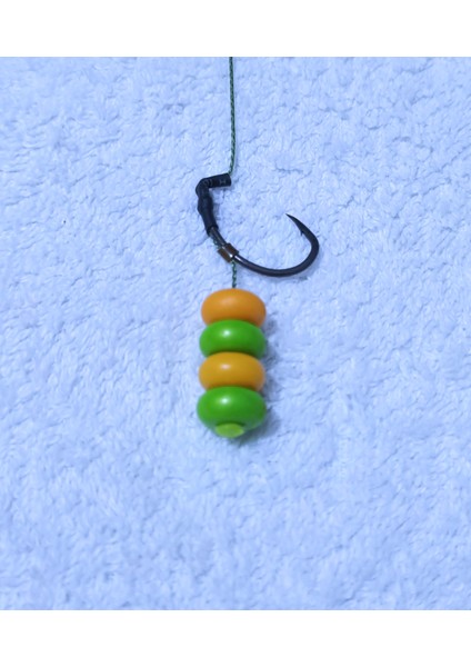 5 Adet Küspe Telli Karışık Renkli Hacı Boncuk'lu Sazan Rig Takımı indirimleri