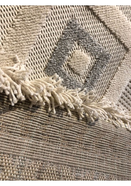 Dizayn L1064A Renkli Iskandinav Sisal Tarzı Desen Hav Vermez Tozumaz Modern Halı indirimleri