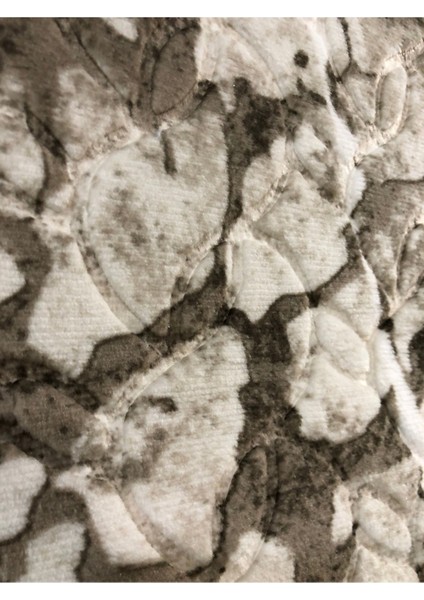 Merinos Kabartmalı Keçeli Jel Kaymaz Taban Yıkanabilir Yumuşak Halı Üst Kalite Kahverengi Krem fırsatları