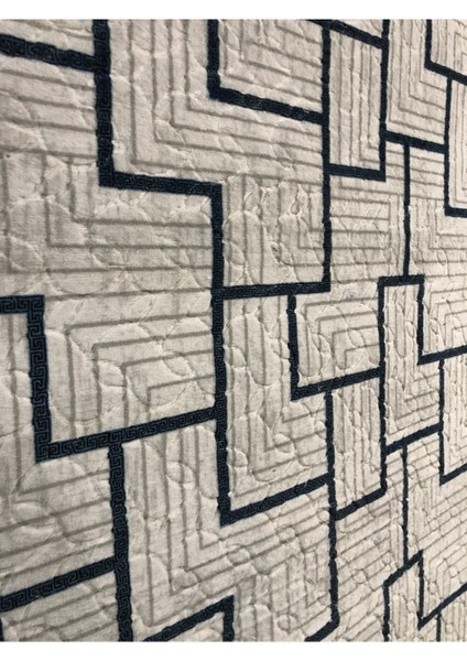 Merinos Kabartmalı Keçeli Jel Kaymaz Taban Yıkanabilir Yumuşak Halı Üst Kalite Mavi Çizgili modelleri