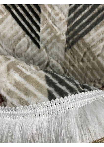 Merinos Kabartmalı Keçeli Jel Kaymaz Taban Yıkanabilir Yumuşak Halı Üst Kalite Iskandinav Bohem