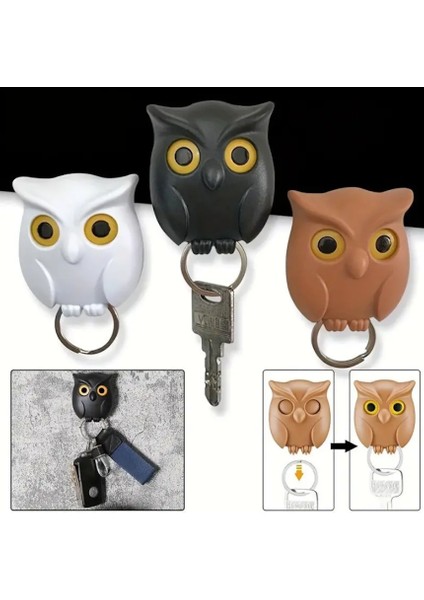 Urbancove Co. - Modern Manyetik Baykuş Askı, Anahtarlık Tutucu, Kolay Kurulum, Anahtar ve Küçük Eşyalar Için Uygun fiyatları