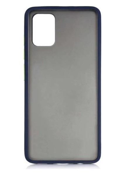 Oppo A52/A72/A92 Kılıf Mat Yüzey Renkli Kenar Silikon