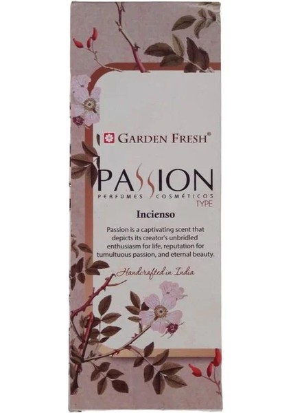 Passion (Tutku) Kokulu Altıgen 1 Paket (20 Adet) Çubuk Tütsü