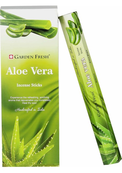 Aloe Vera Kokulu Altıgen 1 Paket (20 Adet) Çubuk Tütsü