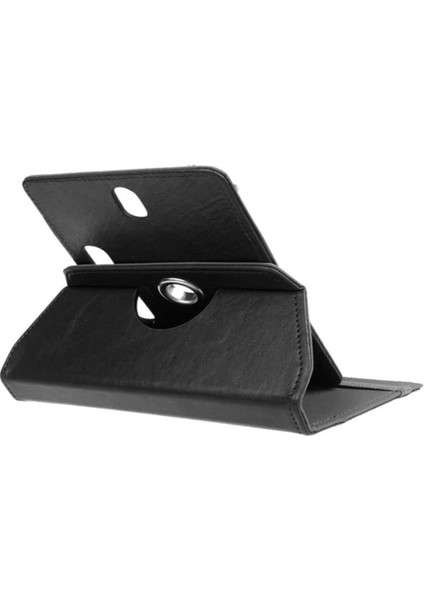 Technopc Ultrapad Ruby L10 10.1" Dönerli Standlı Deri Tablet Kılıfı - Siyah
