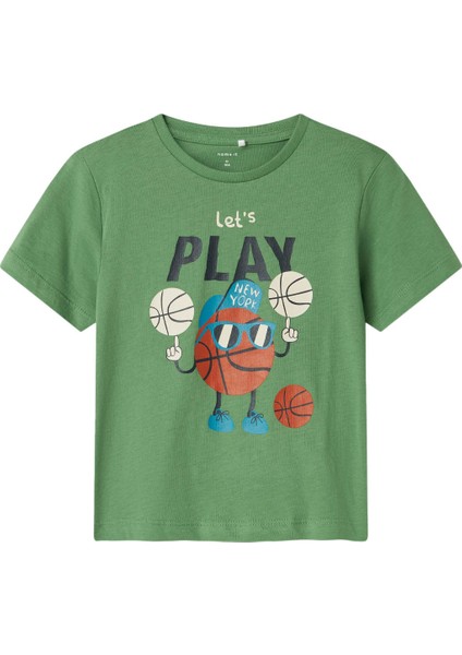 Nameit Nmmbennıbo Ss Nreg Top Pb Yeşil Erkek Çocuk Kısa Kol T-Shirt