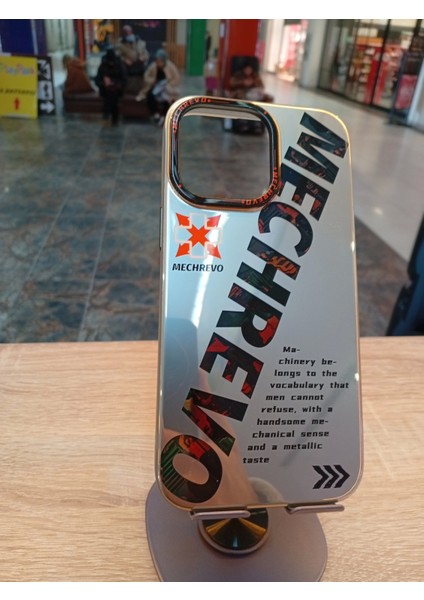 iPhone 14 Pro Max Uyumlu Hologram Özellikli Arka Yüzü Yazılı Mika Kılıf