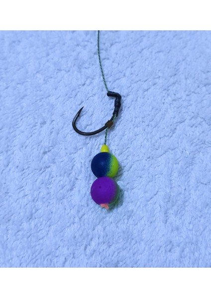 5 Adet Yemlik Yaylı Gökkuşağı Boncuk'lu Sazan Takımı indirimleri