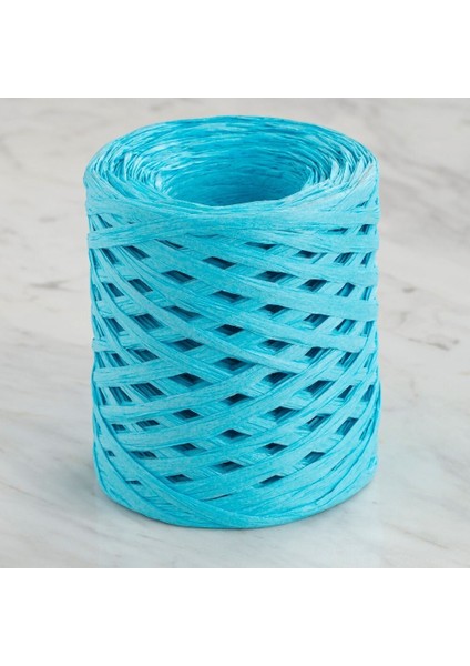 Natural Raffia 90 gr Turkuaz Kağıt İp - 20