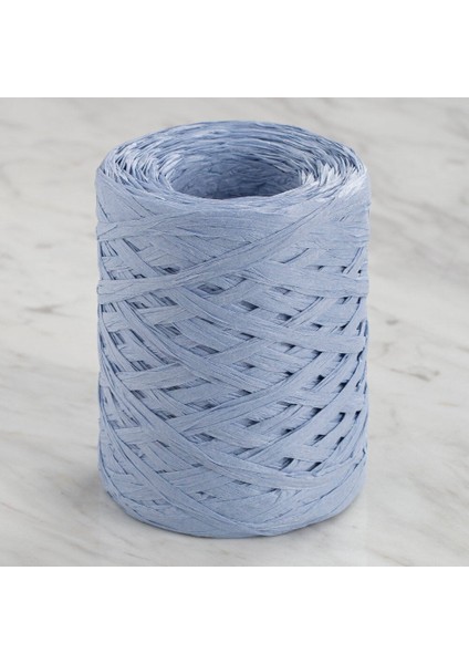 Natural Raffia 90 gr Buz Mavi Kağıt İp - 26