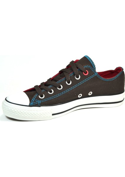 Siyah & Lacivert Bağlı Bez Sneaker Spor Ayakkabı