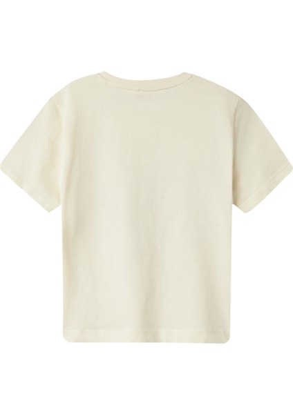 Nmmbennıbo Ss Nreg Top Pb Ekru Erkek Çocuk Kısa Kol T-Shirt