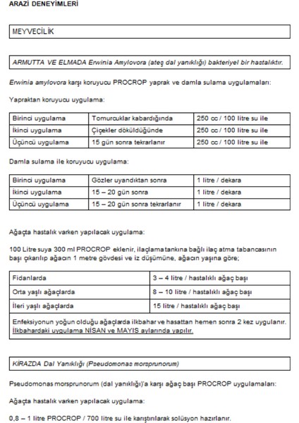 Arel Chem Procrop (Bakırlı Gübre Çözeltisi) 1 Lt'lik Ambalaj fırsatları