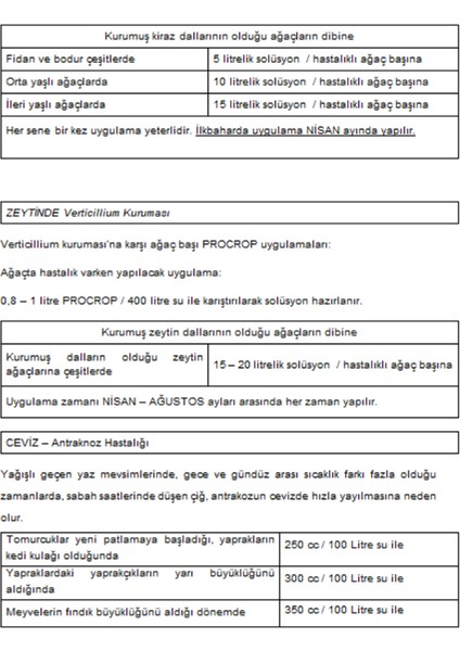 Arel Chem Procrop (Bakırlı Gübre Çözeltisi) 1 Lt'lik Ambalaj indirimleri