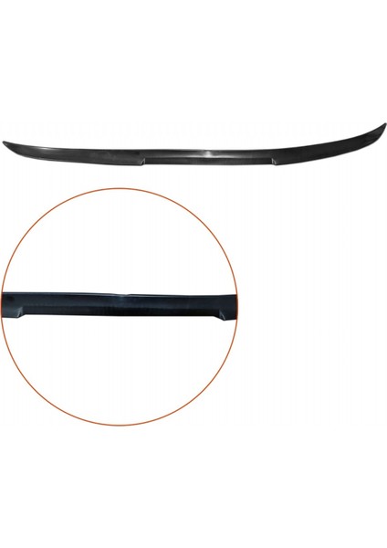 Spoiler Bagaj Çıtası M4 Tipi Siyah Bıyık Model 120 cm