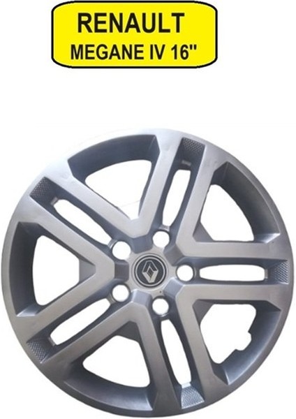 Jant Kapak 16'' Inç (4 Adet) Takım Renault Megane Iv