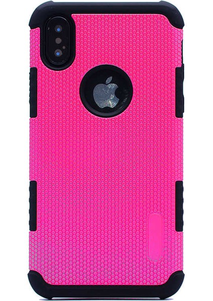 Apple iPhone x / Xr Kılıf Renkli Darbe Önleyici Iki Katmanlı Armour Youyou Kapak