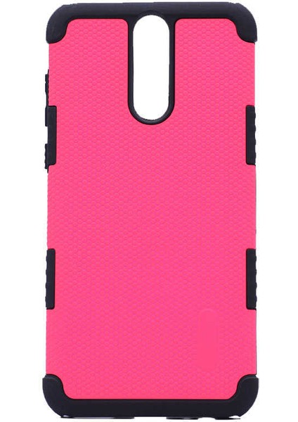 Huawei Mate 10 Lite Kılıf Renkli Darbe Önleyici Iki Katmanlı Armour Youyou Kapak