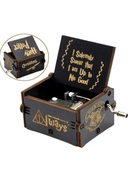Harry Potter Ahşap Çevirmeli Müzik Kutusu
