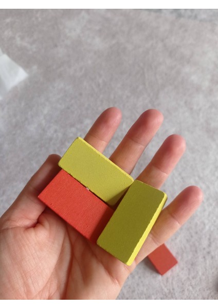 Renkli Ahşap Domino Taşı 100 Parça Bloklar fiyatları