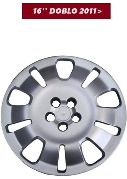 Jant Kapak 16'' Inç Takım (4 Adet) Fıat Doblo 11-