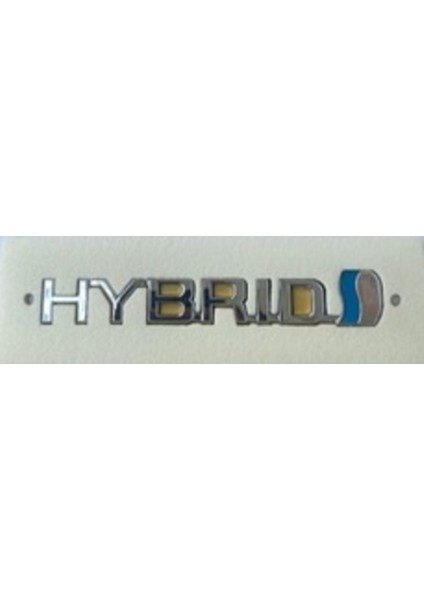 Toyota Uyumlu Hybrid Krom Yazı_+