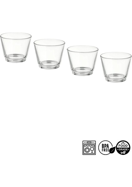 Vera 4 Adet Tealight Mumluk - Drajelik - Kahve Yanı Sunumluk ve Kahvaltı Sunumluğu