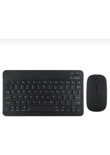Tüm Cihazlara Uyumlu Kablosuz Bluetooth Klavye+Mouse Set+Mousepad+Tablet Kalemi