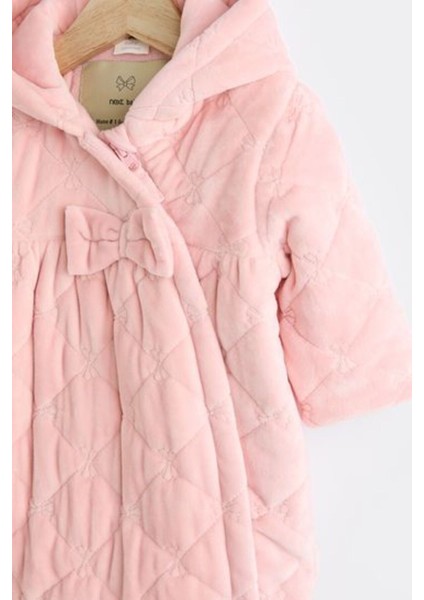 Pembe Tam Polar Astarlı Kapitone Astronot Tulum fırsatları