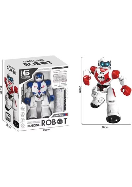 Nessiworld GGE-606-29 Kumandalı Işıklı Dansçı Interaktif Robot -Vardem Oyuncak