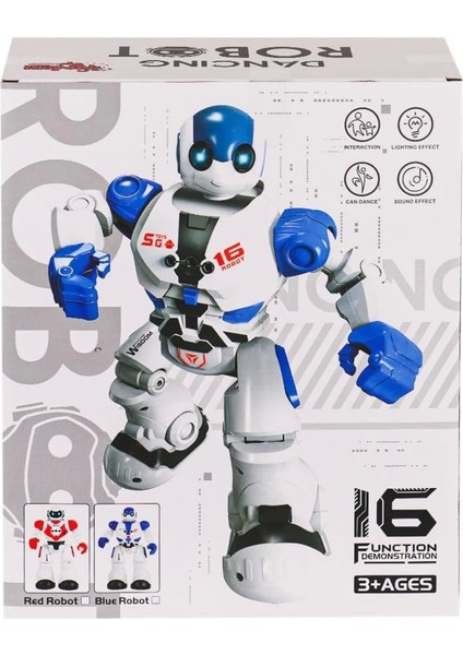 Nessiworld GGE-606-29 Kumandalı Işıklı Dansçı Interaktif Robot -Vardem Oyuncak