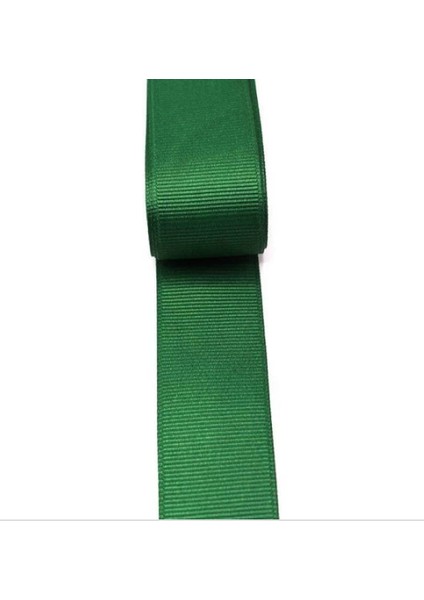 2 Cm Koyu Yeşil Kurdela Grogren 10 Metre 5 Adet