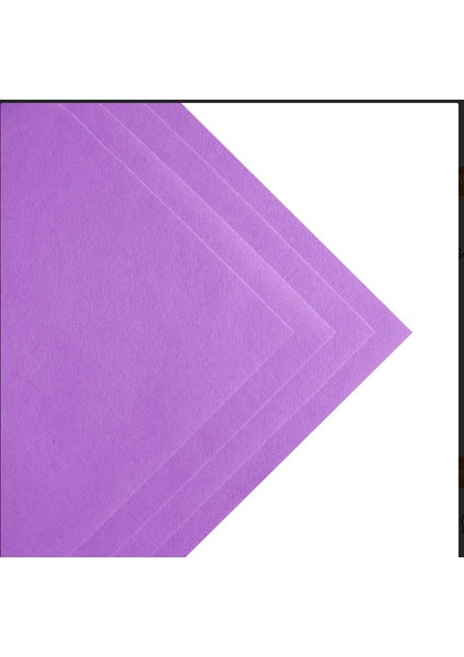 Lila Kalın Keçe 50*50 Cm 5 Adet