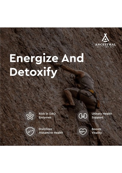Grass Fed Beef Kidney, 3000MG, Dao Enzyme Support For Urinary And Histamine Health, Selenium, B12, Non Gmo, 180 Capsul.made In Usa modelleri