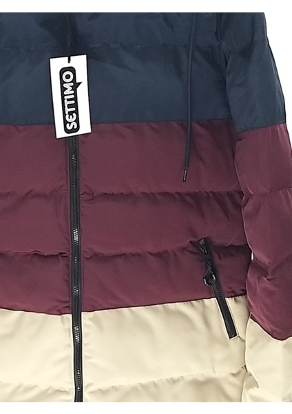 Bordo Kapüşonlu Şişme Mont fiyatları