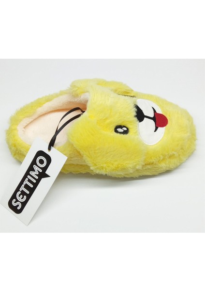 Sarı Köpek Figürlü Panduf Ev Terliği