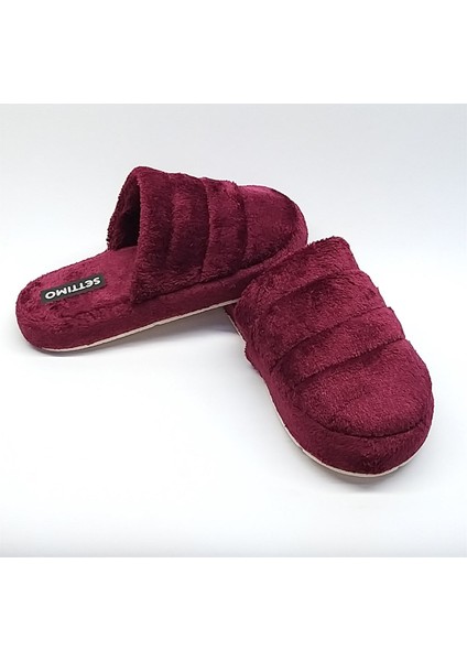 Bordo Havlu Ev Terliği modelleri