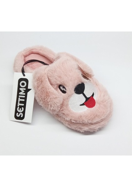 Pembe Köpek Figürlü Panduf Ev Terliği