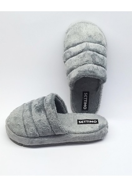 Gri Havlu Ev Terliği modelleri