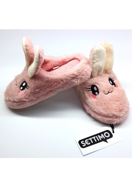 Pembe Tavşan Figürlü Panduf Ev Terliği fiyatları