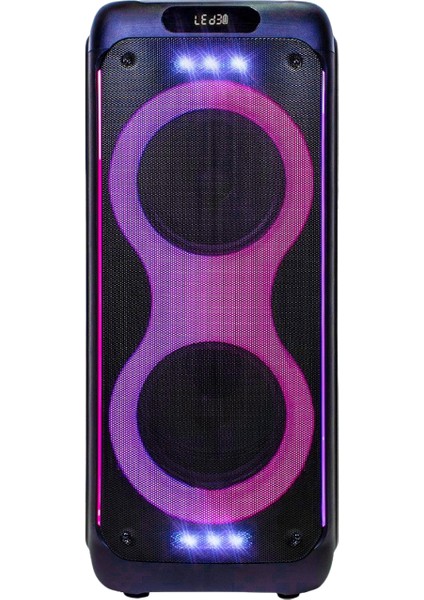 Hp 940 Taşınabilir Şarjlı Bluetooth Hoparlör 80 W Rms 2*10 Inc Woofer Ultra Bass