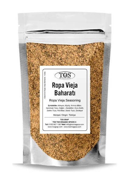 Clara'nın Ropa Vieja Baharatı 100 gr - Dünya Mutfakları Koleksiyonu