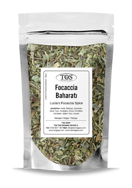 Lucia'nın Focaccia Baharatı 250 gr - Dünya Mutfakları Koleksiyonu