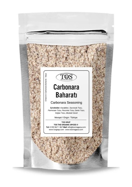 Chiara'nın Carbonara Baharatı 100 gr - Dünya Mutfakları Koleksiyonu