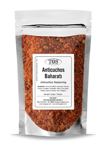 Camila'nın Anticuchos Baharatı 100 gr - Dünya Mutfakları Koleksiyonu
