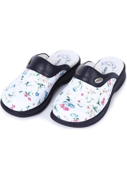Siyah Çiçek Desenli Tam Ortopedik Sabo Terlik fiyatları
