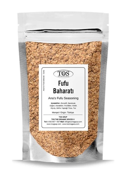 Ana'nın Fufu Baharatı 100 gr - Dünya Mutfakları Koleksiyonu
