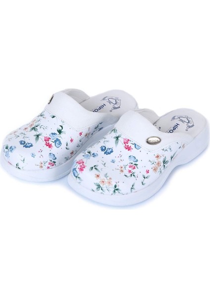 Çiçek Desenli Tam Ortopedik Sabo Terlik modelleri