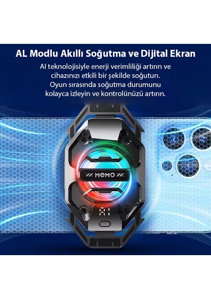 DL20 Aı Yarı Iletken Dondurucu Arka Klipsli Soğutma Radyatörü IPhone Android Pubg Oyun Soğutucu 3 Aşamalı indirimleri